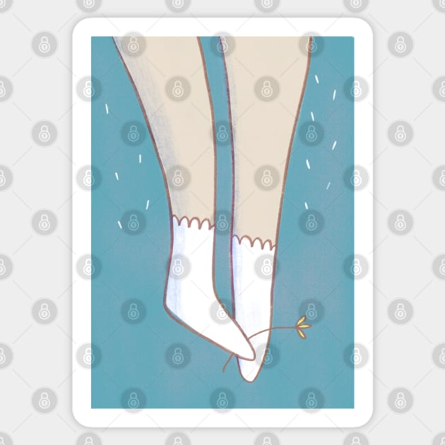 White Socks Forever Sticker by claudiamaestriny